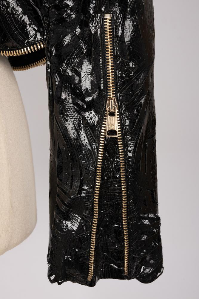 Veste en cuir Alexander McQueen