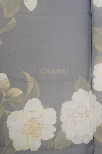 Grand foulard en soie Chanel