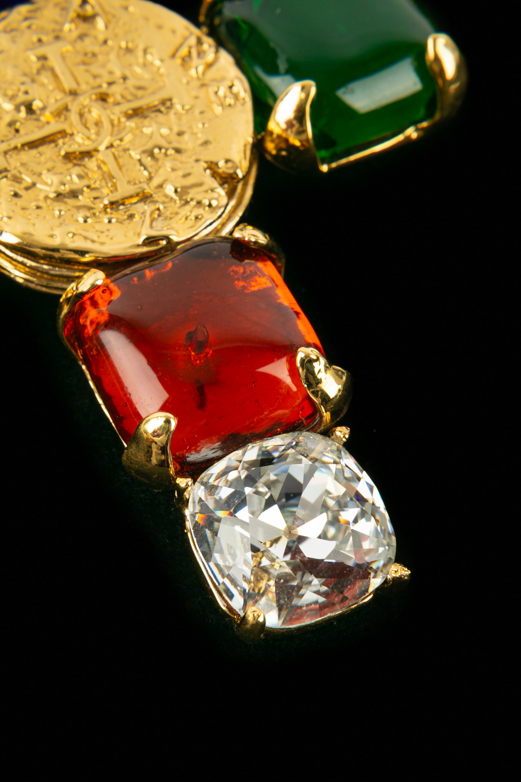 Collier croix Chanel 1993