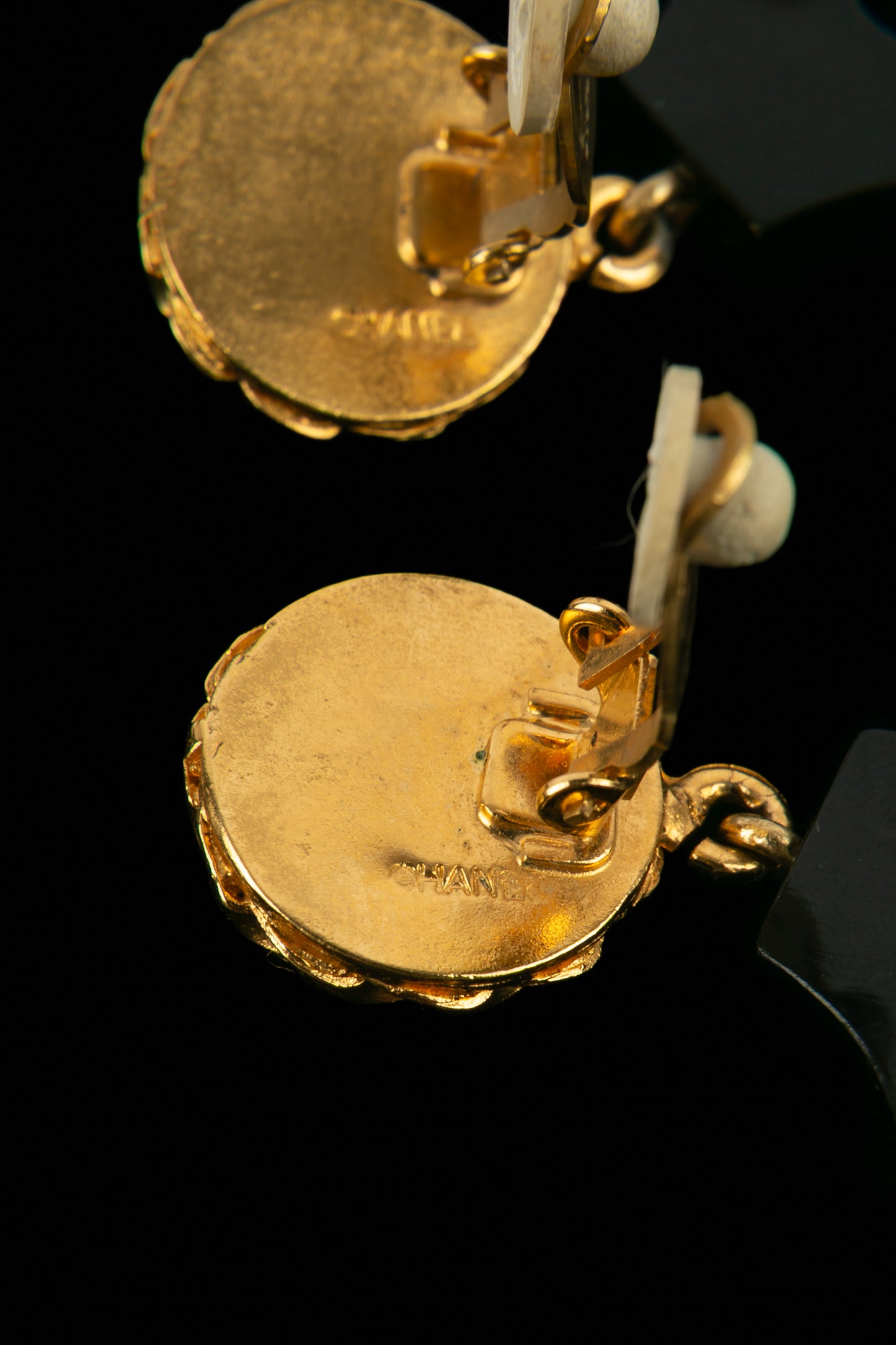 Boucles d'oreilles "cintres" Chanel Haute Couture 