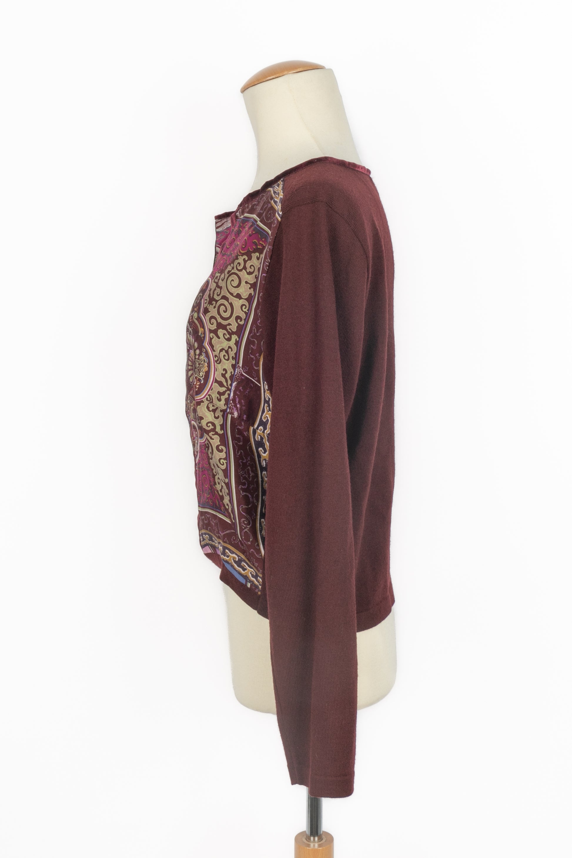 Haut en maille et soie Etro