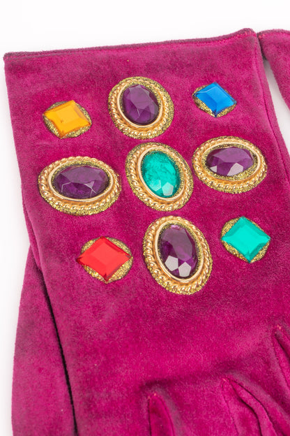 Gants roses Christian Lacroix