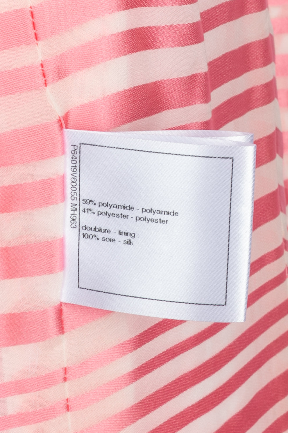 Veste rose Chanel Printemps 2020