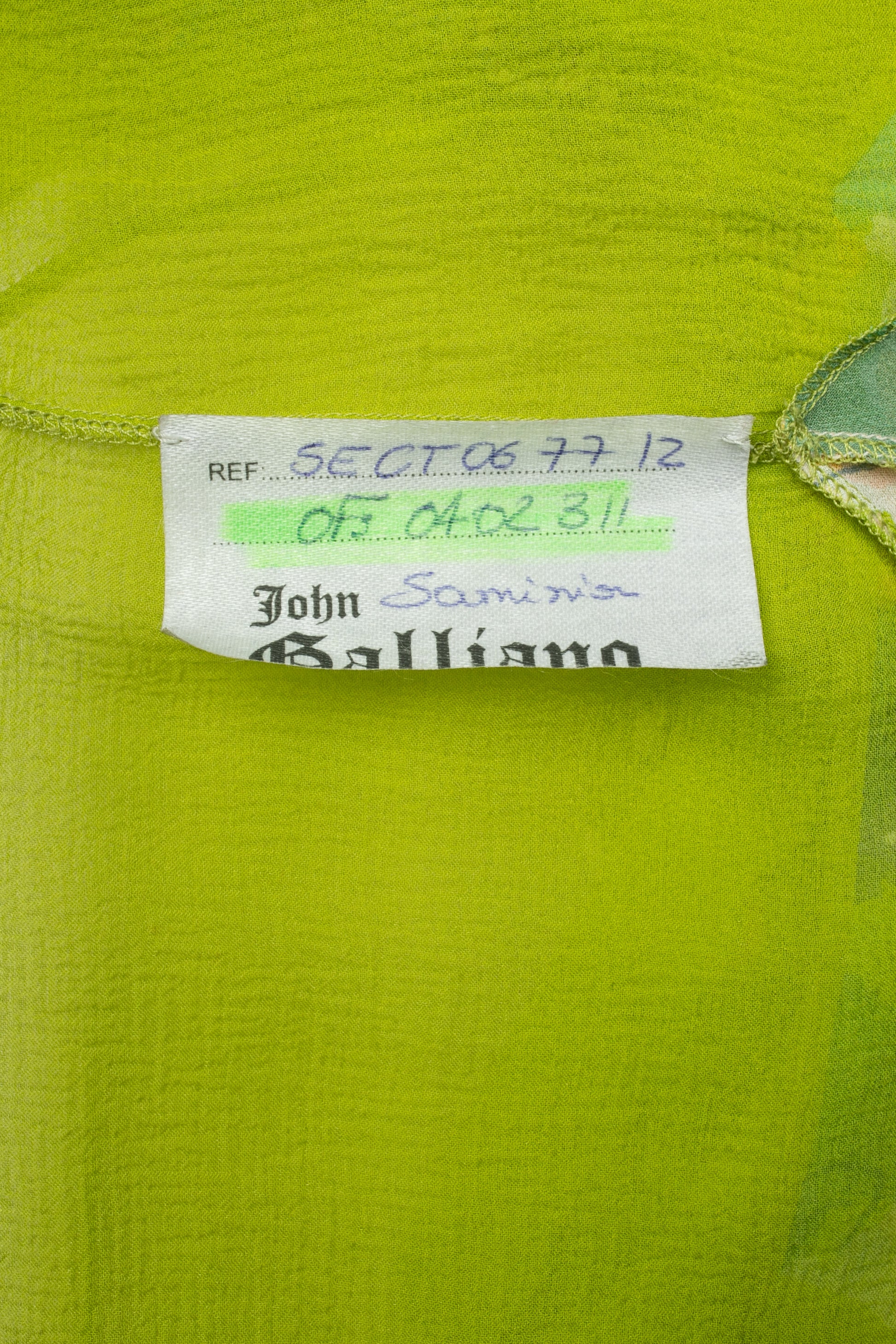 Robe John Galliano Printemps 2005