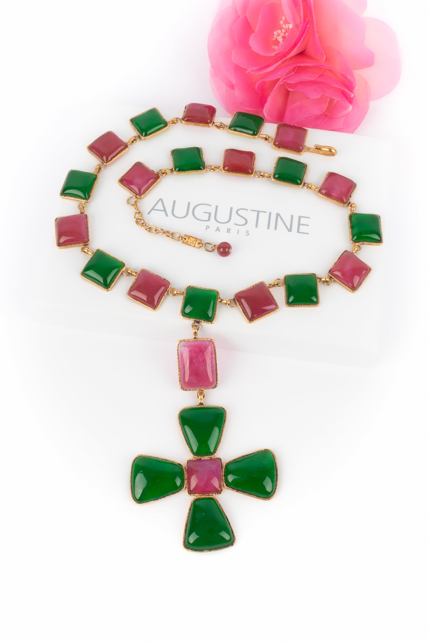 Collier croix Augustine