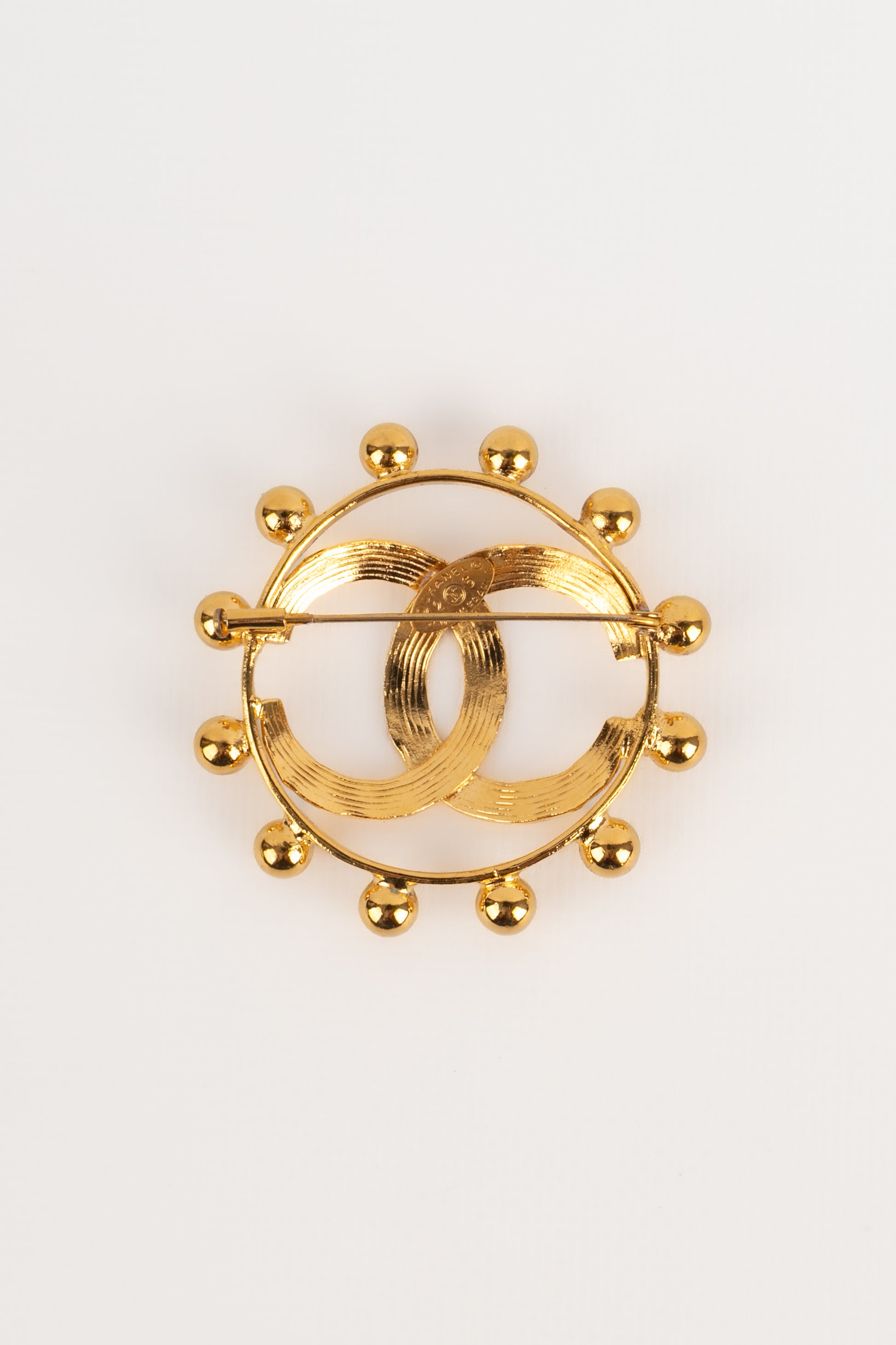 Broche cc Chanel 1990's