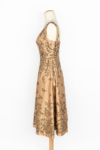 Robe brodée Carven 1960's