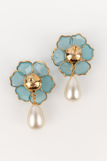 Boucles d'oreilles fleurs Augustine