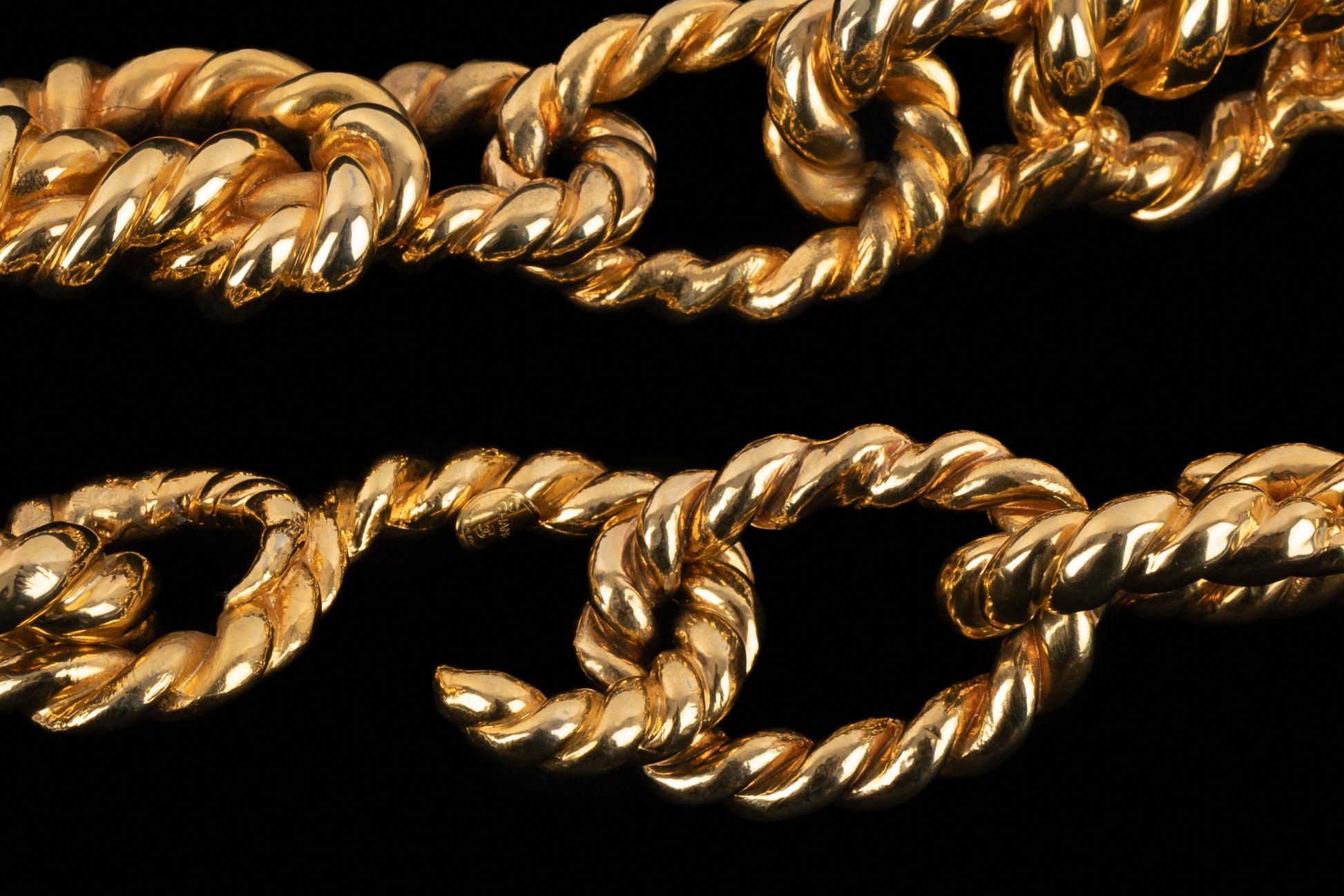 Ceinture dorée Chanel Printemps-Eté 1990