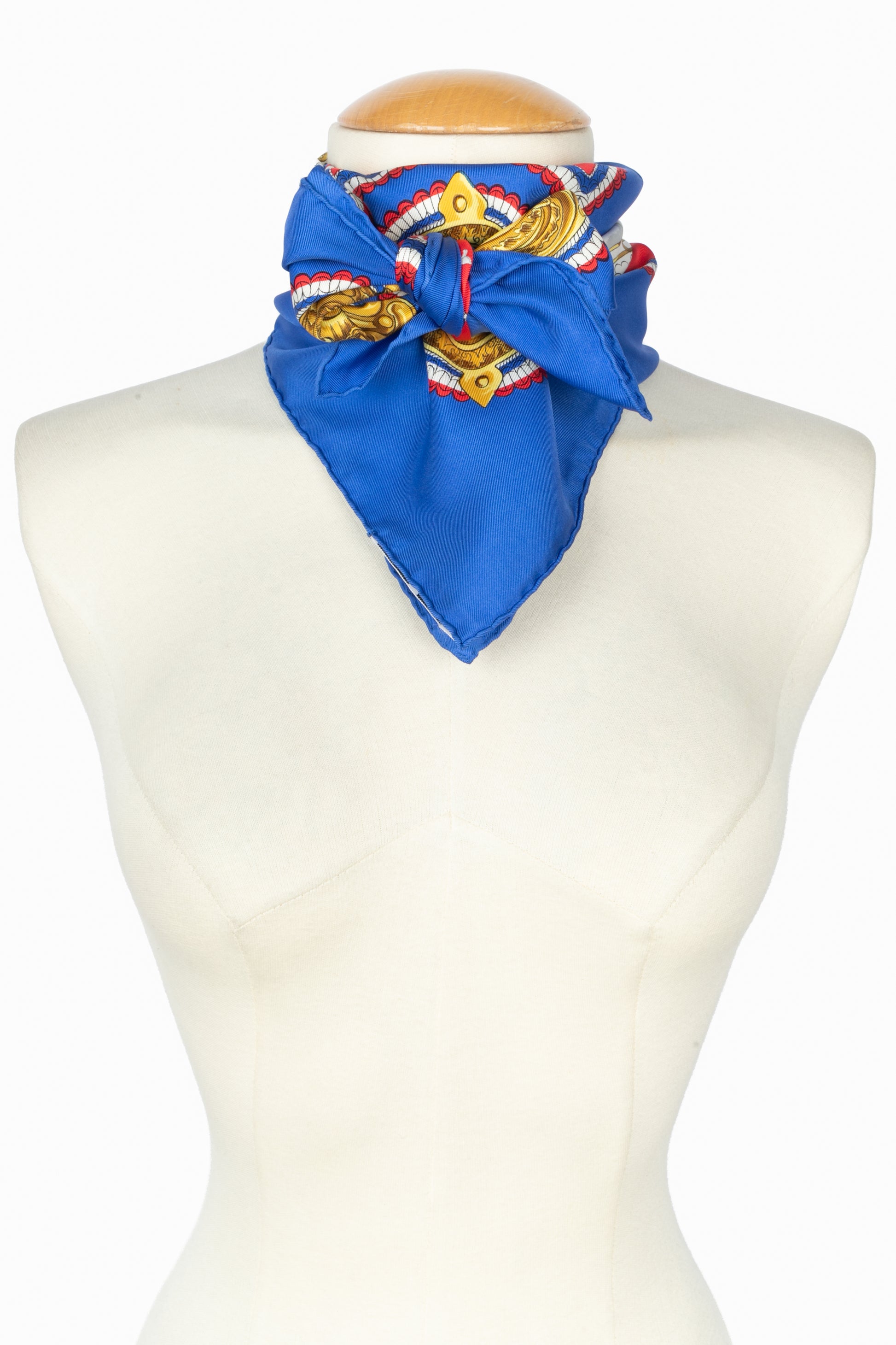 Foulard / carré "Selle à housse" Hermès