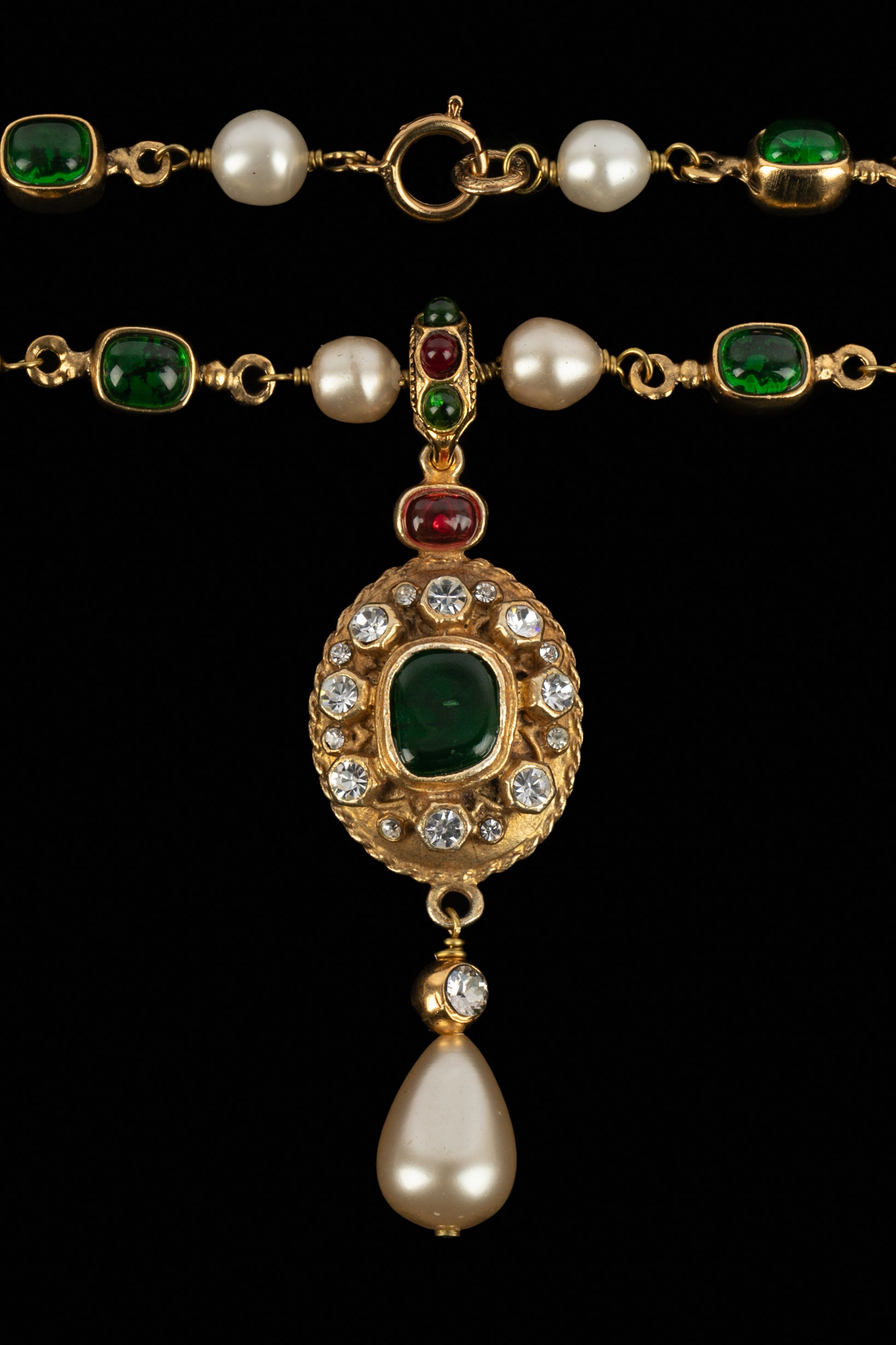 Collier byzantin Chanel 1985's