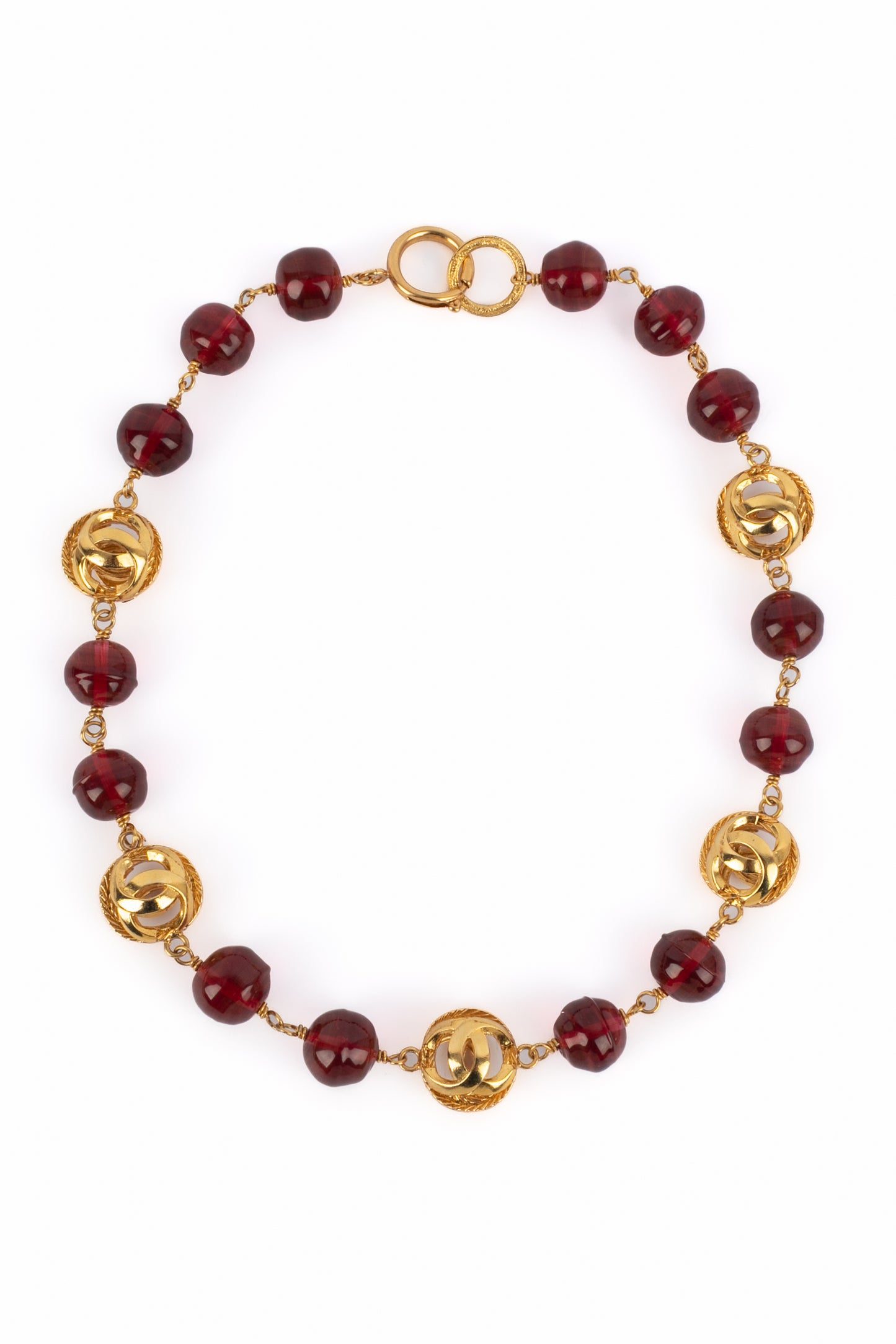 Collier cc Chanel 1990's