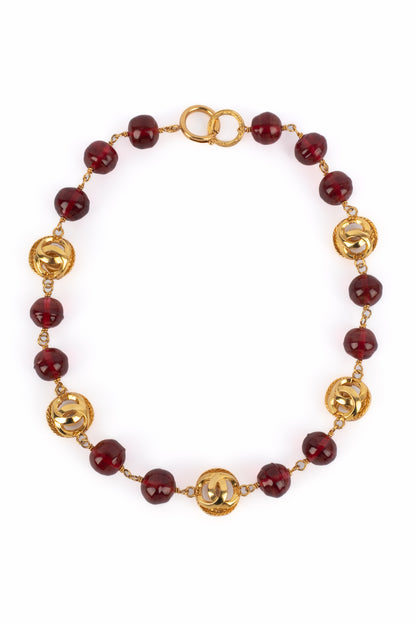 Collier cc Chanel 1990's