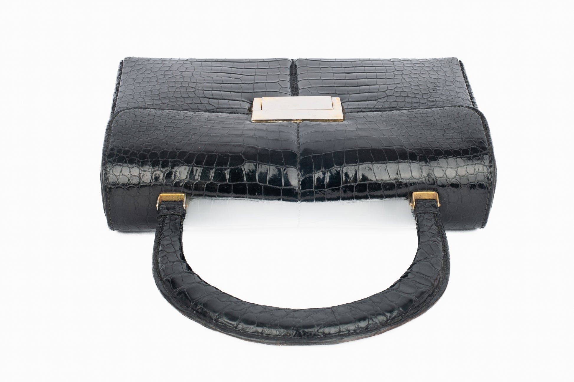 Sac en crocodile Fernande Desgranges