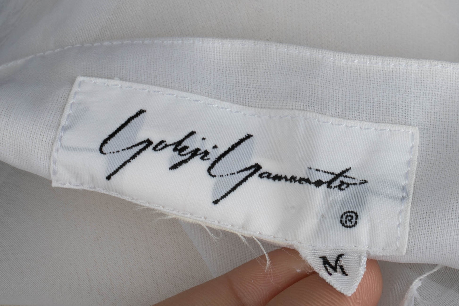 Jupe en organza Yohji Yamamoto 