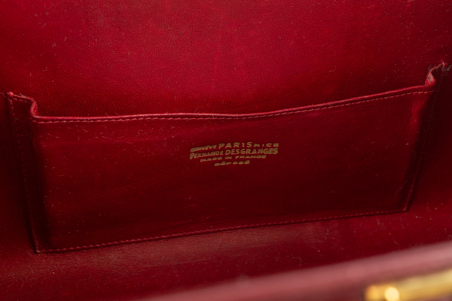 Sac en cuir Fernande Desgranges