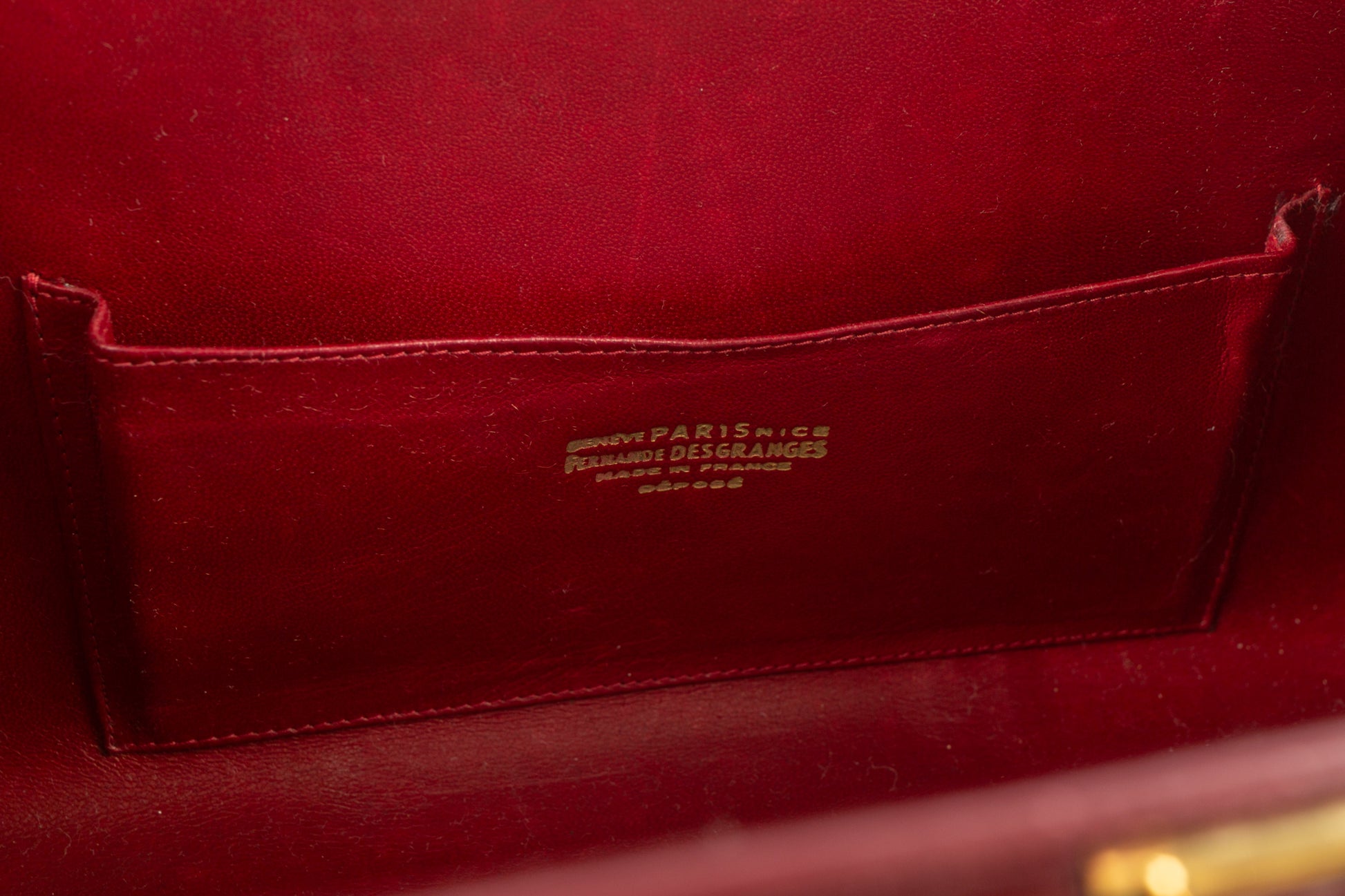 Sac en cuir Fernande Desgranges