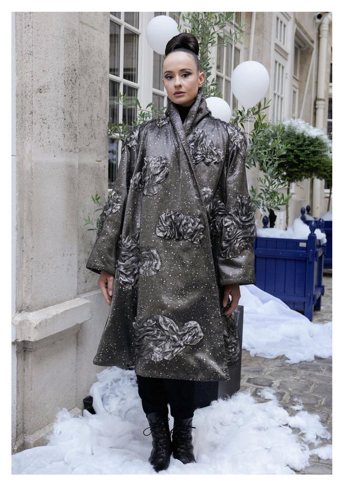 Manteau "Nimbostratus" Franck Sorbier Haute Couture hiver 2024