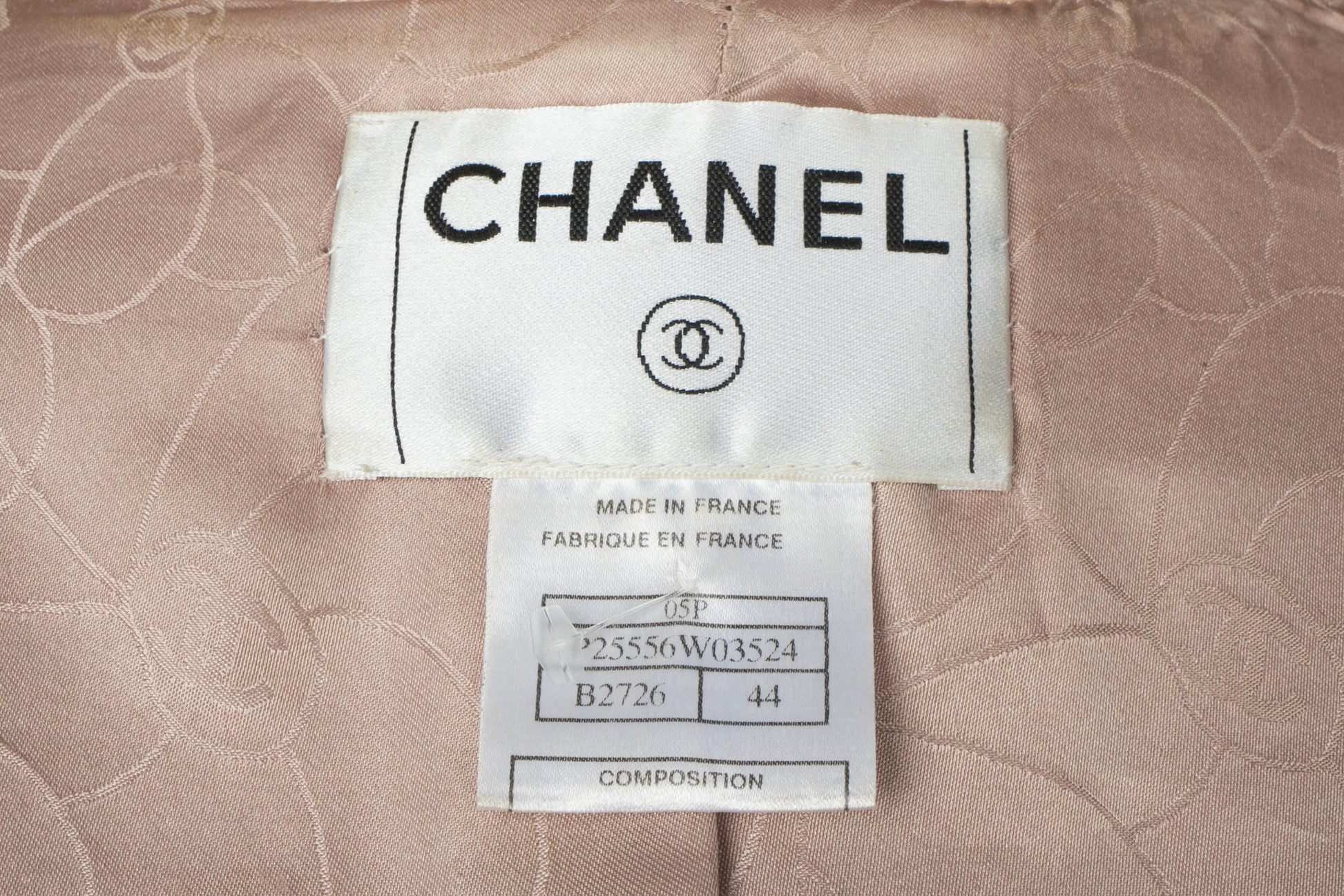 Veste en cuir Chanel Printemps 2005