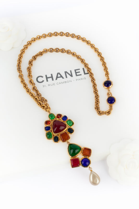 Collier pendentif Chanel 1990's