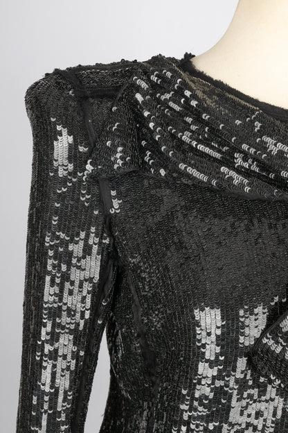 Top à paillettes Balmain 