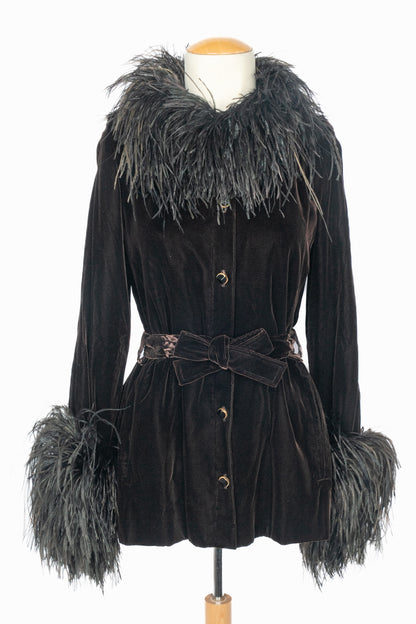 Veste Yves Saint Laurent Haute Couture 1980's