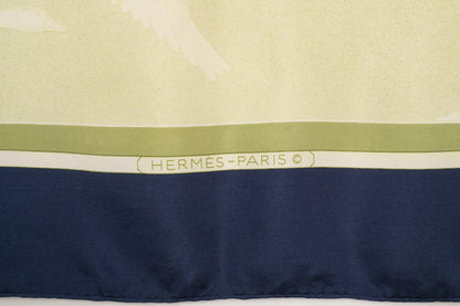 Foulard "Oiseaux migrateurs" Hermès