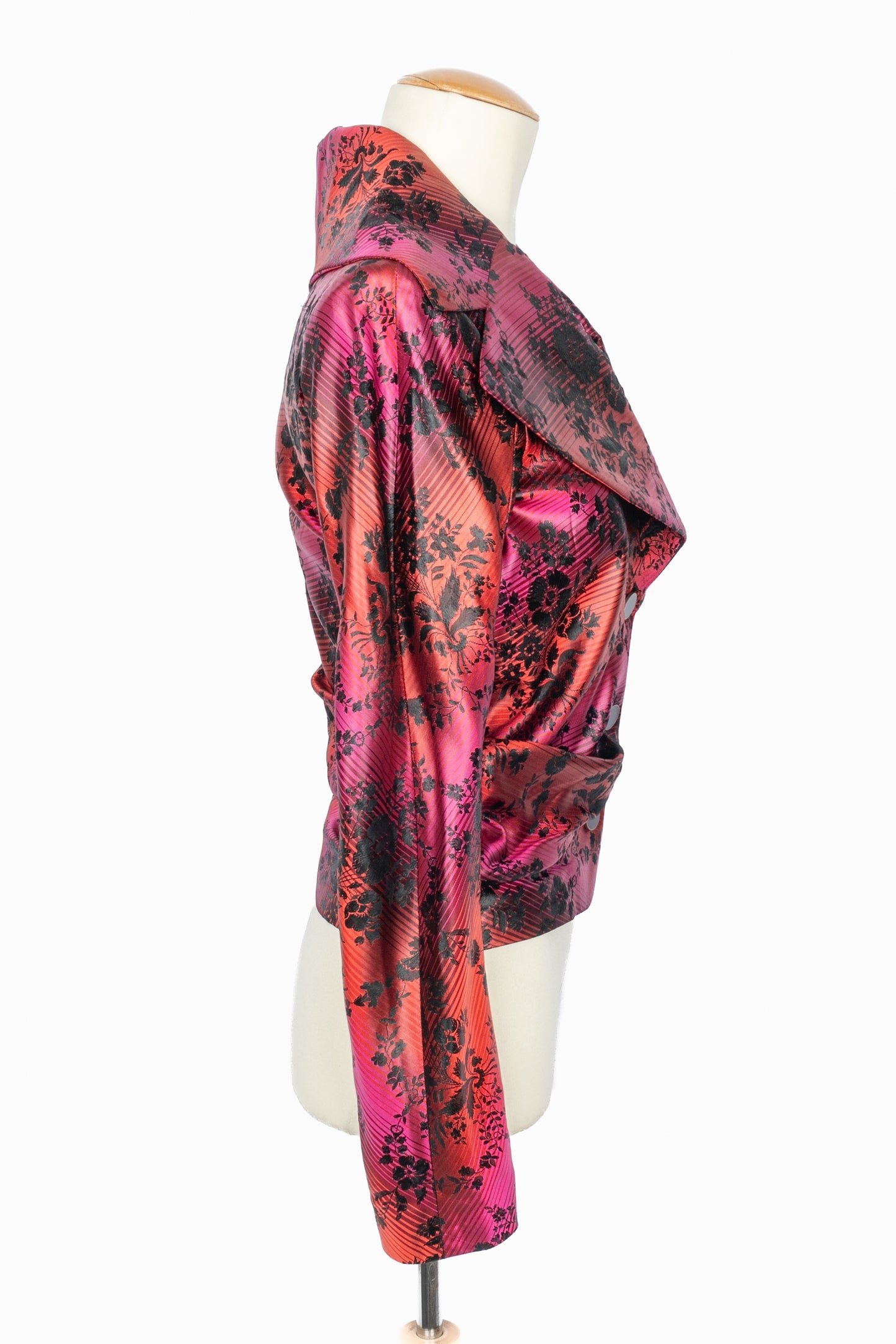 Veste en soie John Galliano Printemps 1998