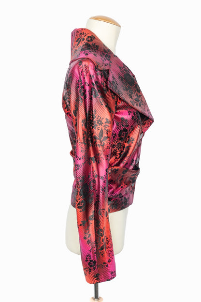 Veste en soie John Galliano Printemps 1998