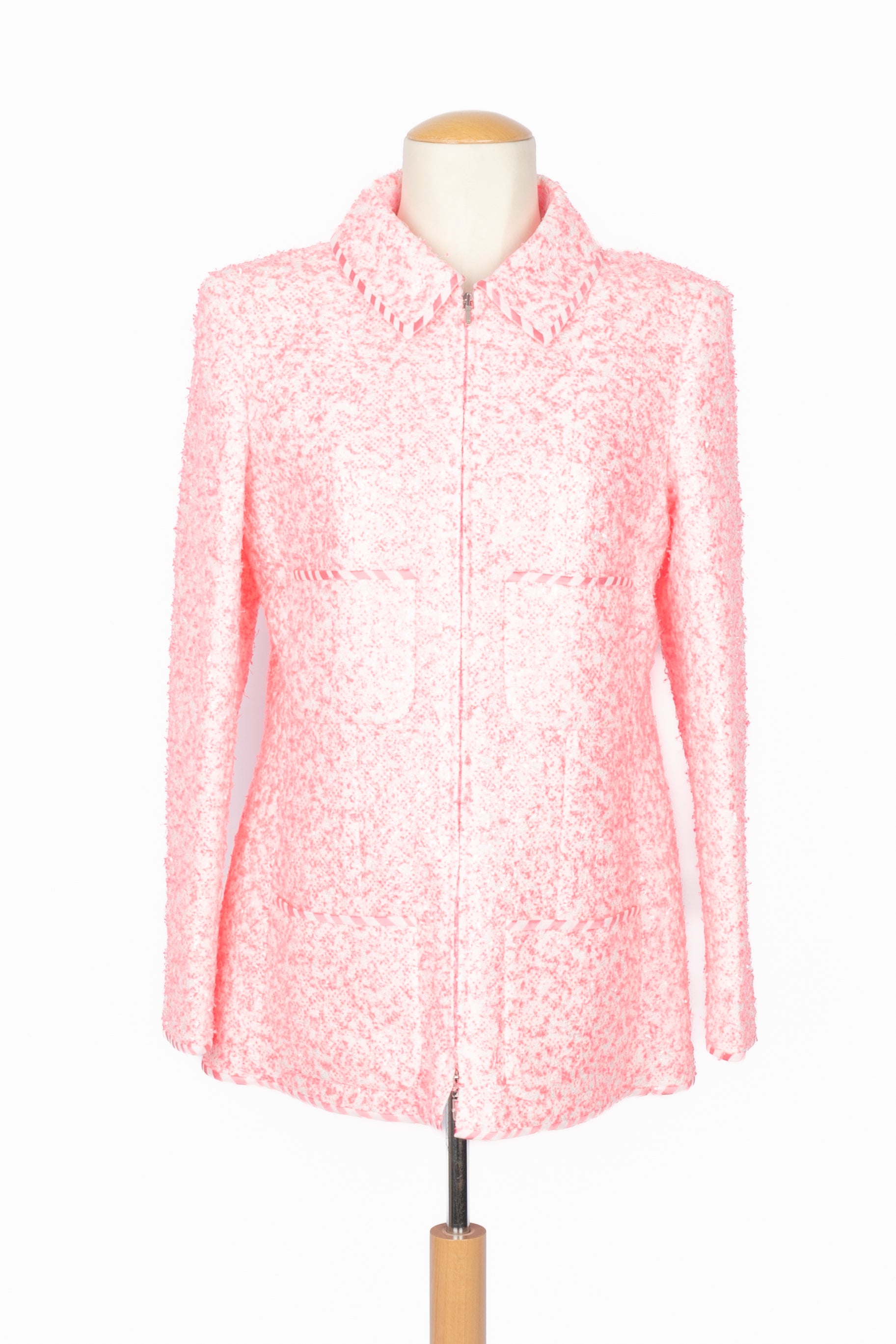 Veste rose Chanel Printemps 2020