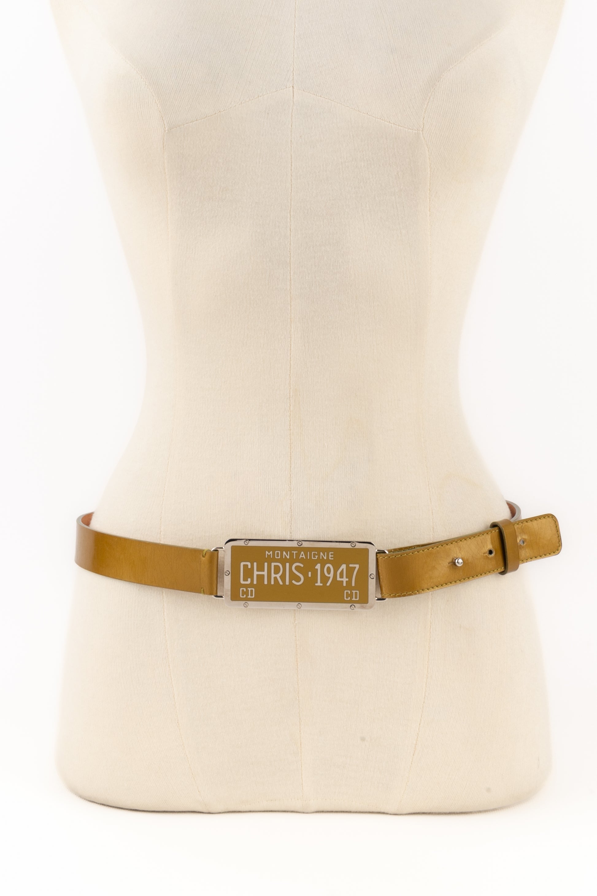 Ceinture en cuir Dior