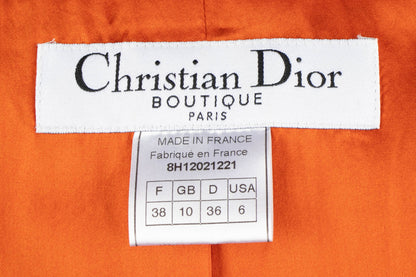 Veste orange Dior Automne 1998