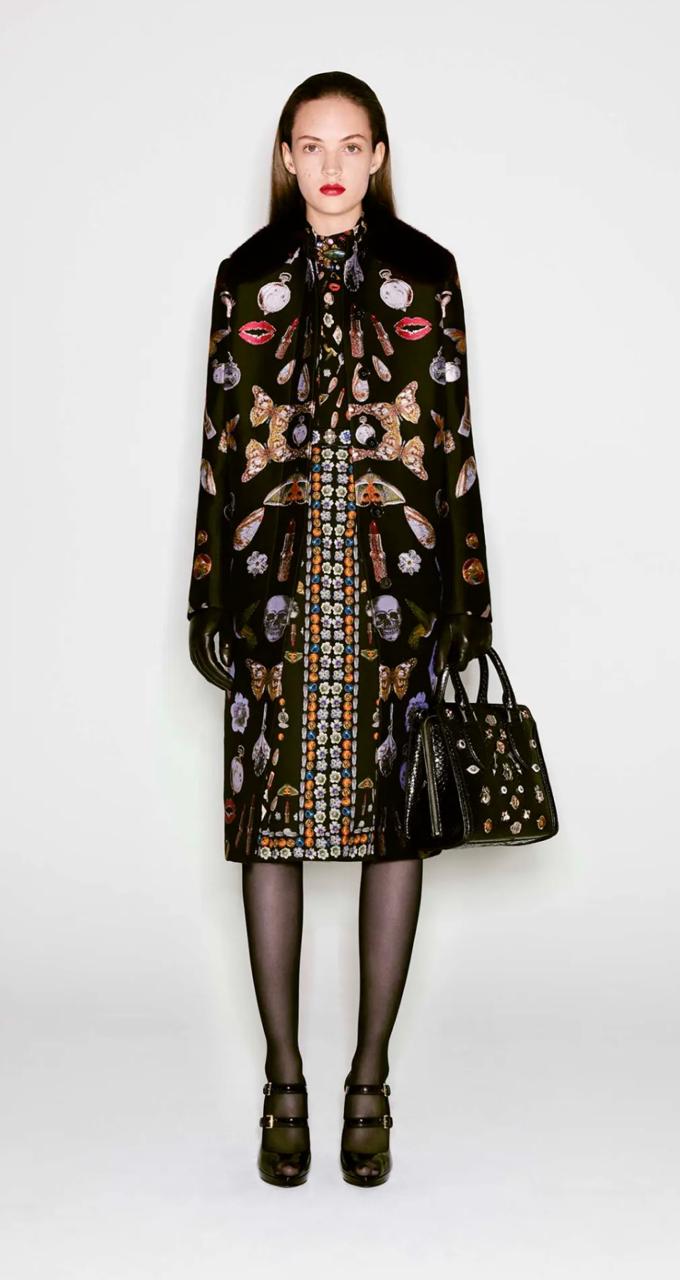 Manteau Alexander McQueen Automne 2015