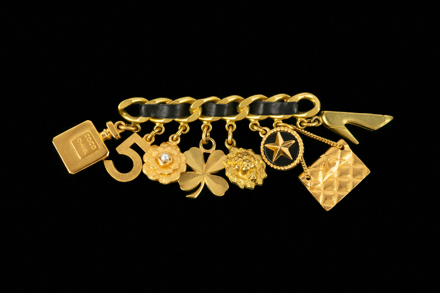 Broche breloques Chanel été 1995