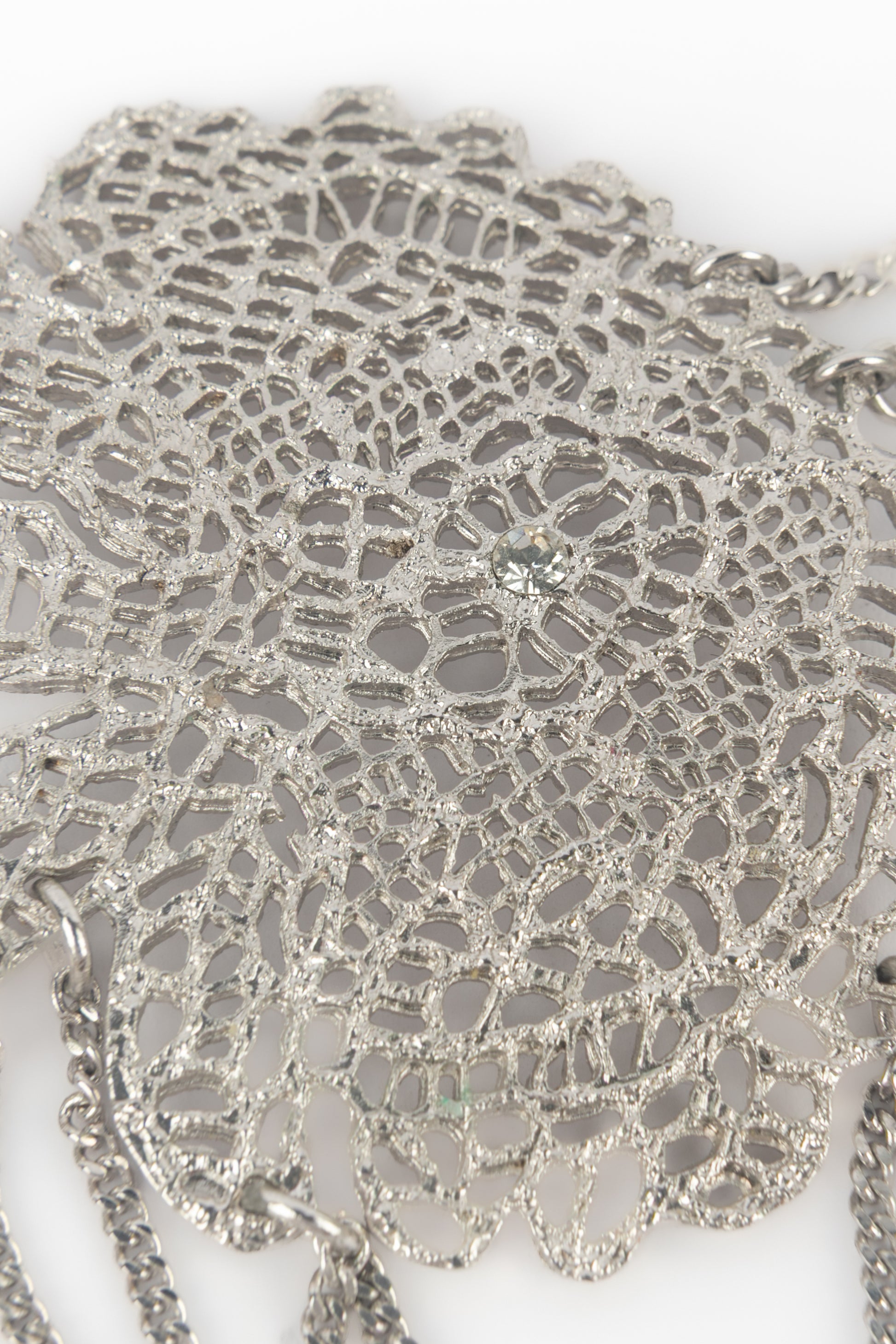 Collier argenté Dior