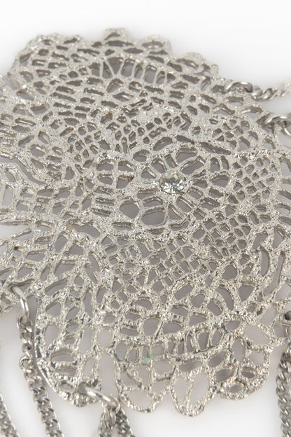 Collier argenté Dior