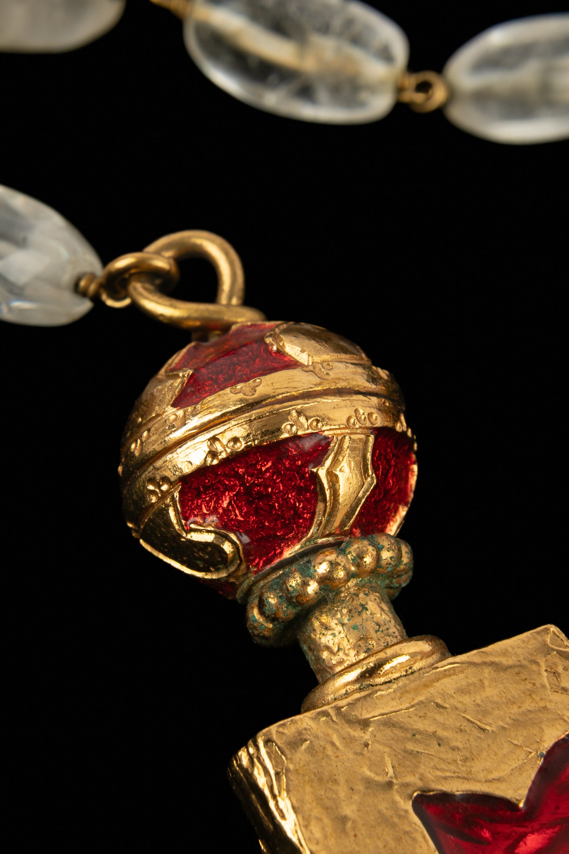 Collier Yves Saint Laurent Haute Couture Maison Goossens