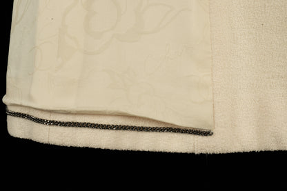 Veste beige Chanel hiver 2015