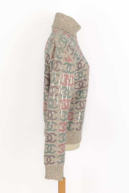 Pull col roulé Chanel 