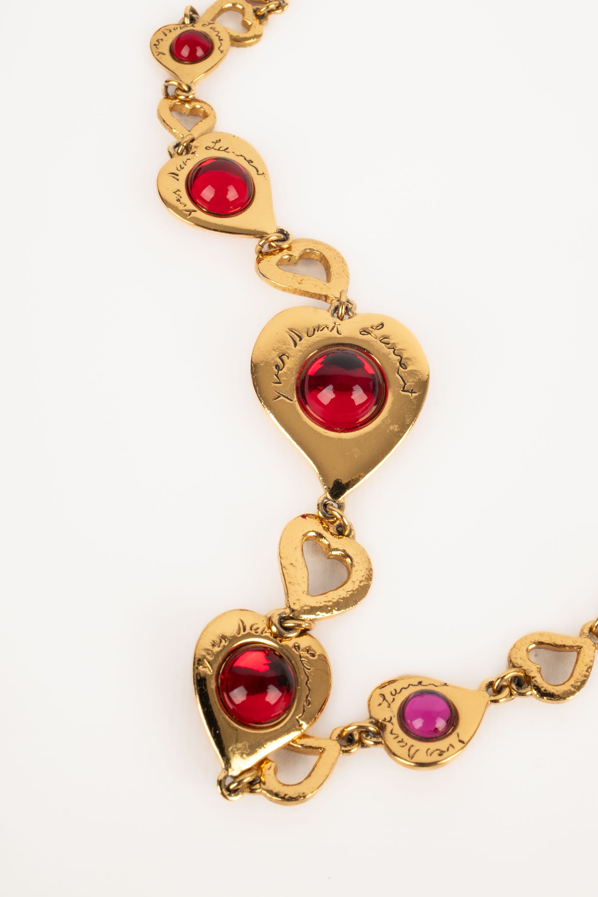 Collier coeurs Yves Saint Laurent