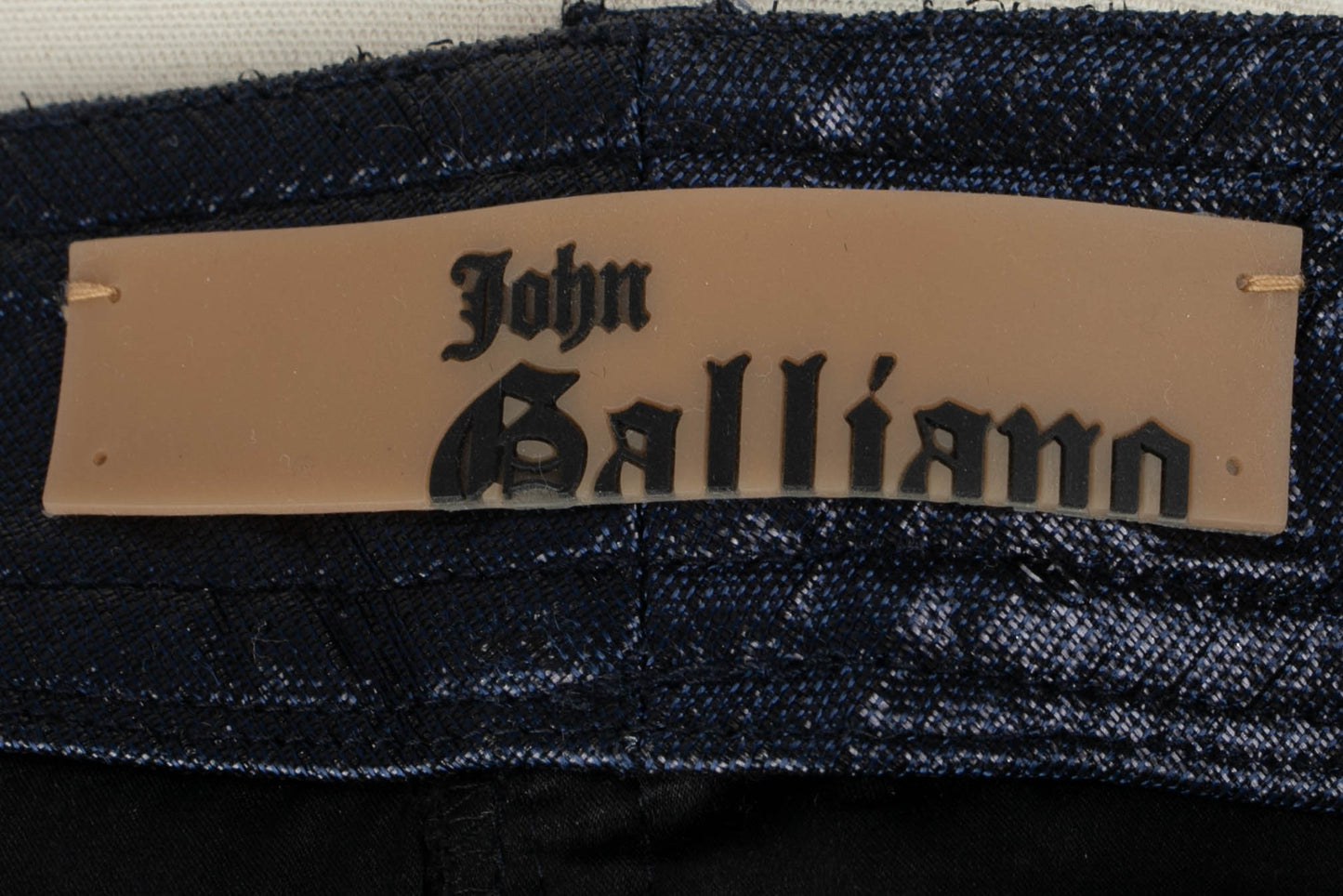 Jupe en lamé John Galliano