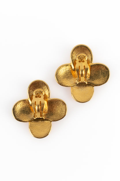 Boucles d'oreilles croix Chanel