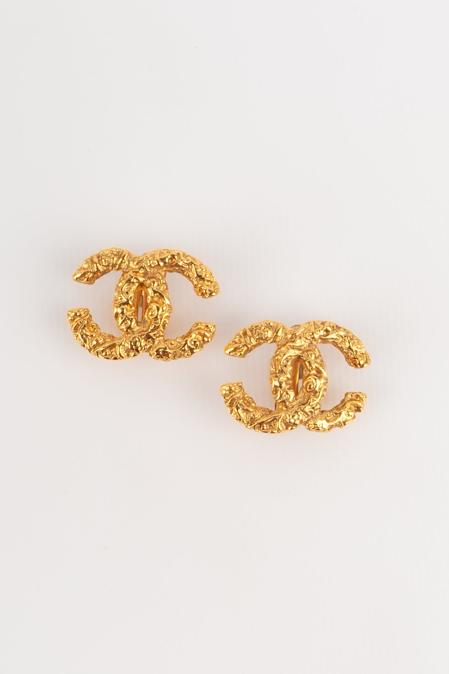 Boucles d'oreilles cc Chanel 1993