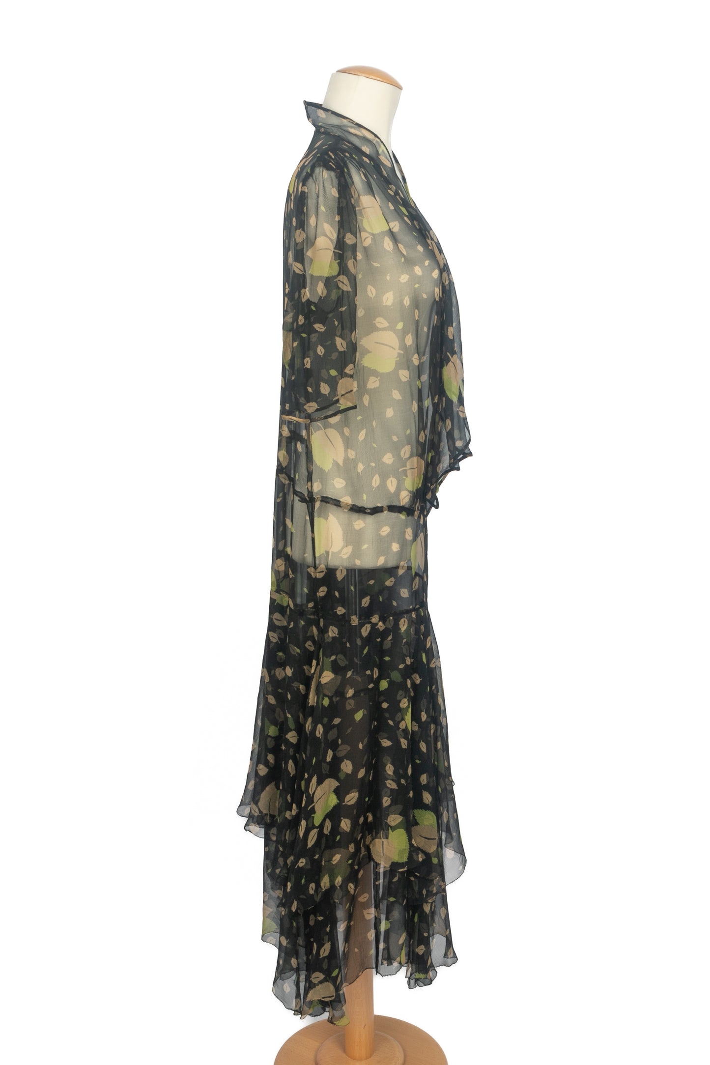 Robe vintage en mousseline