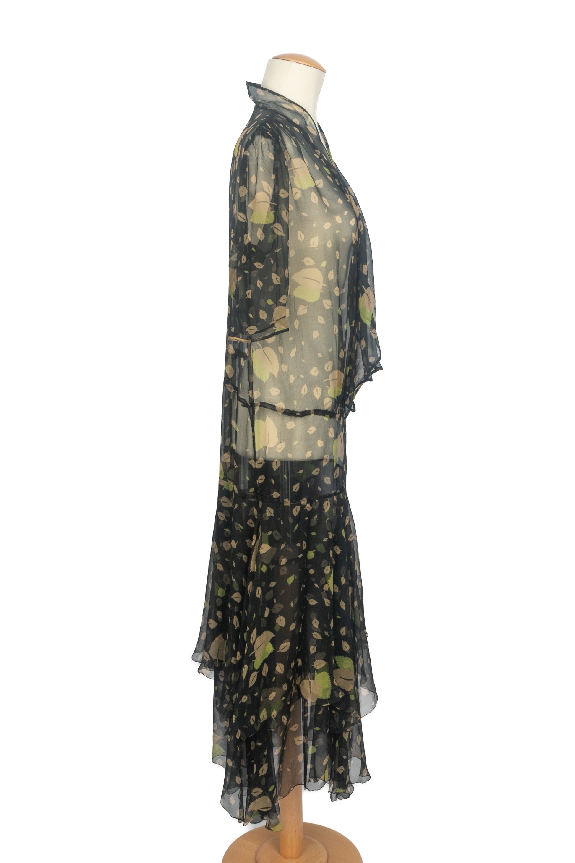 Robe vintage en mousseline