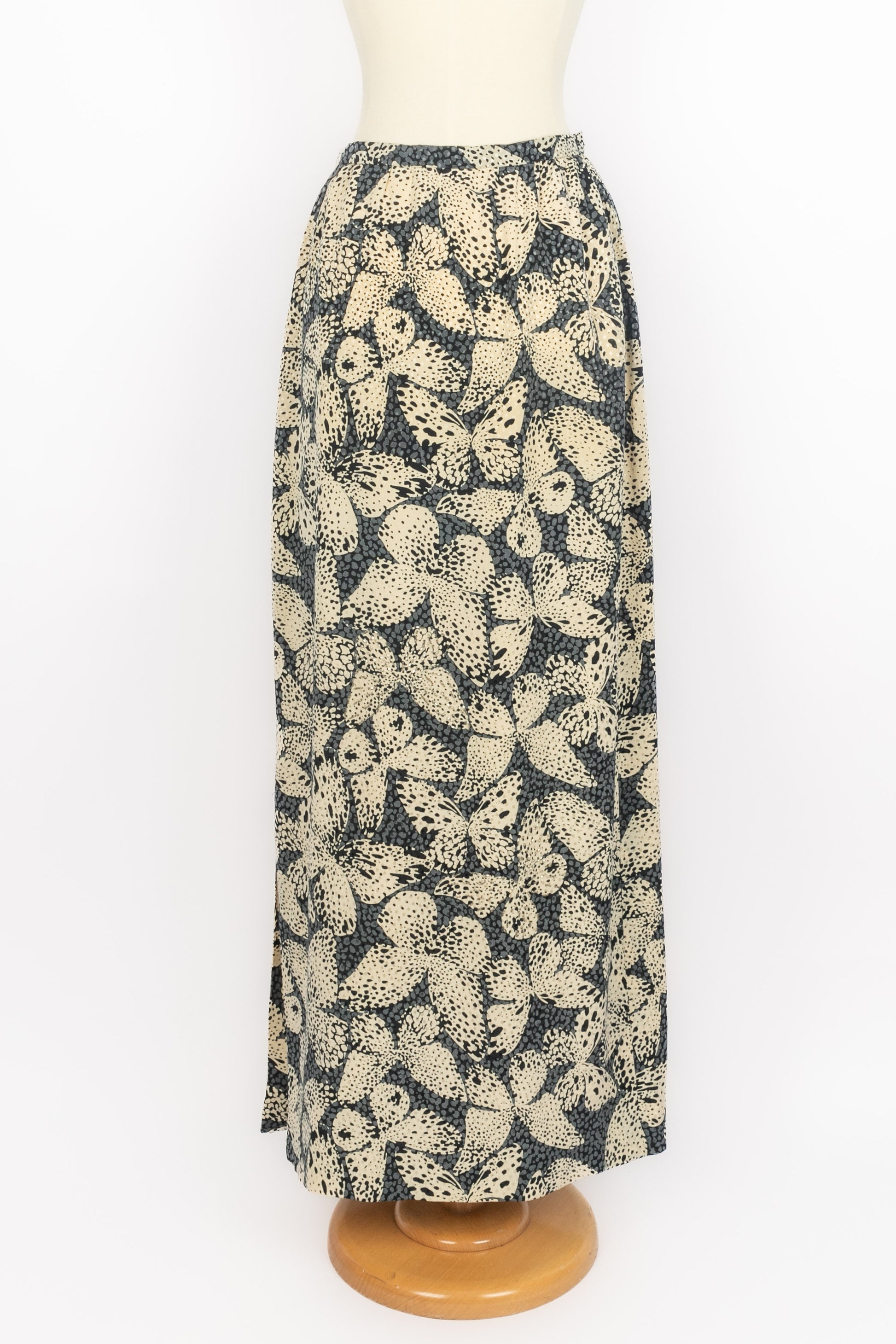 Ensemble en soie Hanae Mori Haute Couture 1985's