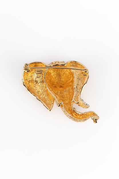 Broche "éléphant" Christian Dior