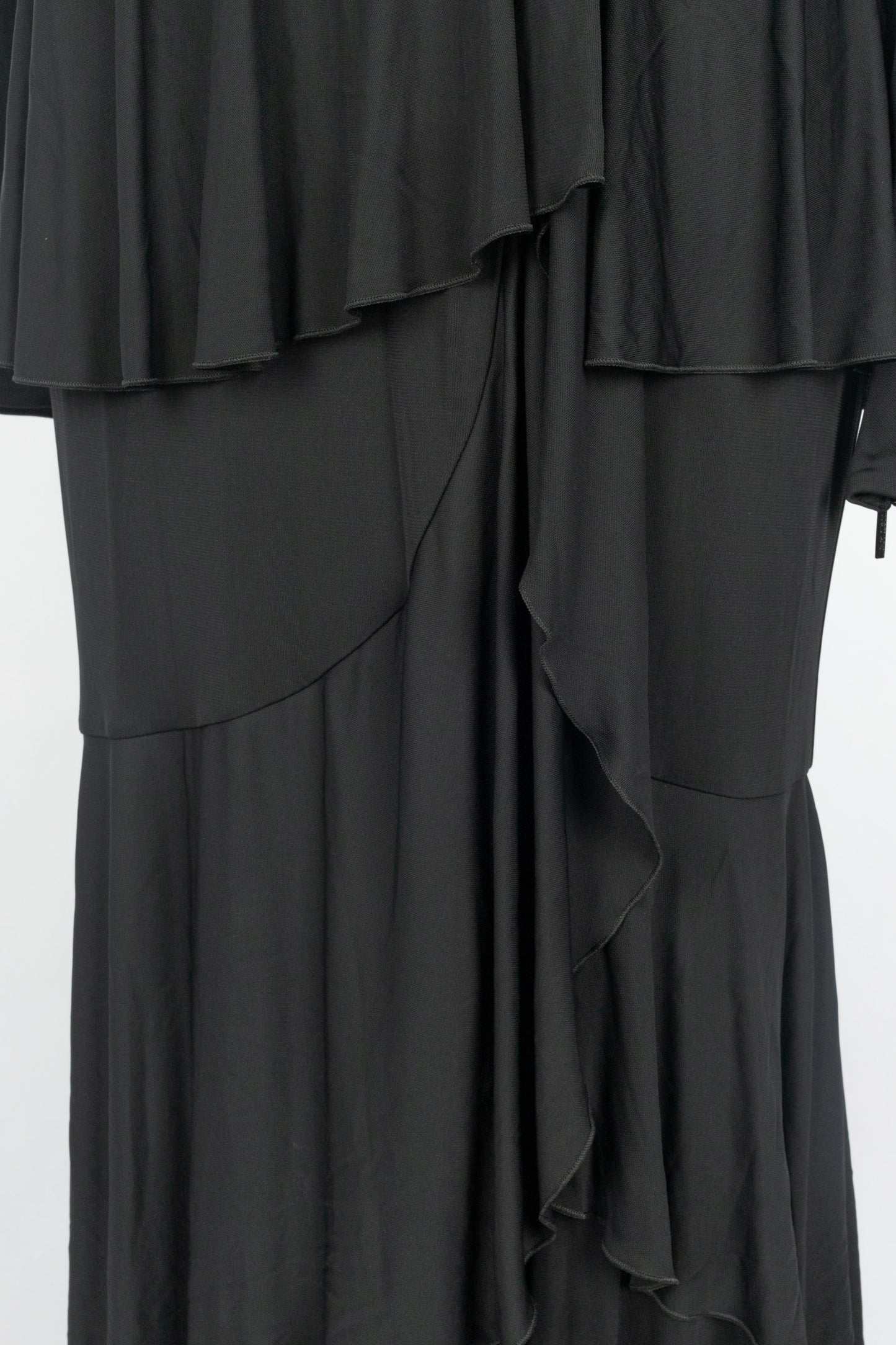 Longue robe noire Cavalli