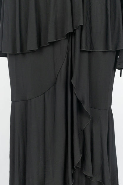 Longue robe noire Cavalli