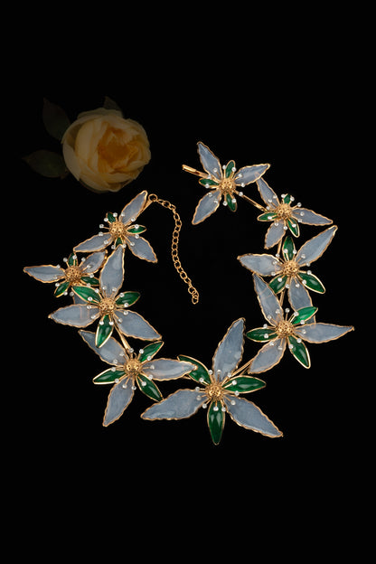 Collier de fleurs Augustine 